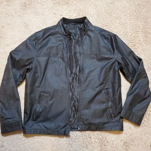 Black Banana Republic Motorcycle Style Jacket L